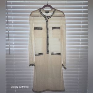 Chanel White/ Cream 4 Pocket Dress